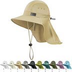 Sukeen Cooling Sun Hat for Men Women UPF50+ Wide Brim Fishing Hat by Sukeen