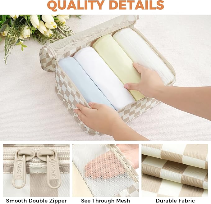 BAGAIL 9 Set Packing Cubes Luggage Packing Organizers - Image 6