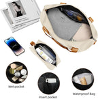 LARVENDER Luggage Sets 5 Piece Hardside Expandable Suitcase - Image 6