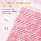 Merax Luggage Sets 3 Piece, Hardside Suitcase Set - Image 3