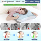 Cervical Pillow for Neck Support, Memory Foam Contour Pillow, Ergonomic - Image 5
