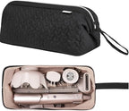 Shark Flex Style Case for Dyson Airwrap Hair Dryer Brush Revlon Hair Tools Travel Bag Carrying Case Flat Curling Iron Organizer (Black)
