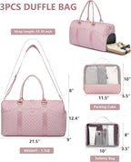Women Duffle Weekender Travel Bag: Large Duffel Bags - Image 5