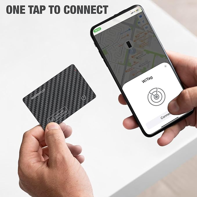 WHEREMYLUV-Item-Finder-for-Wallet, Ultra Thin Bluetooth Tracker Card Compatible - Image 3