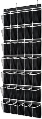 35 Pockets Over the Door Shoe Organizer, Hanging Shoe Organizer by SAVERHO