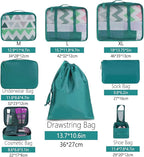 BAGAIL 8 Set Packing Cubes Luggage Packing Organizers - Image 2