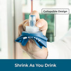 Soft Flask - Shrink As You Drink Soft Water Bottle - Image 3