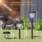 AOSEA LED Solar Lights for Outside, Bright 6 Pack Solar Lights Outdoor IP65 - Image 2