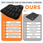 3D Inflatable Seat Cushion for Airplane Travel - Image 7