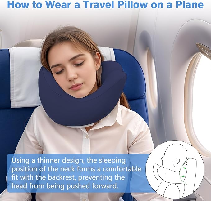 Neck Pillow Airplane, Advanced Neck Support - Image 6