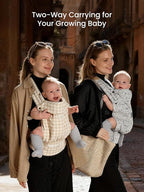 GROWNSY Baby Carrier Newborns to Toddlers, Ergonomic Baby Toddler Carrier Wraps - Image 2