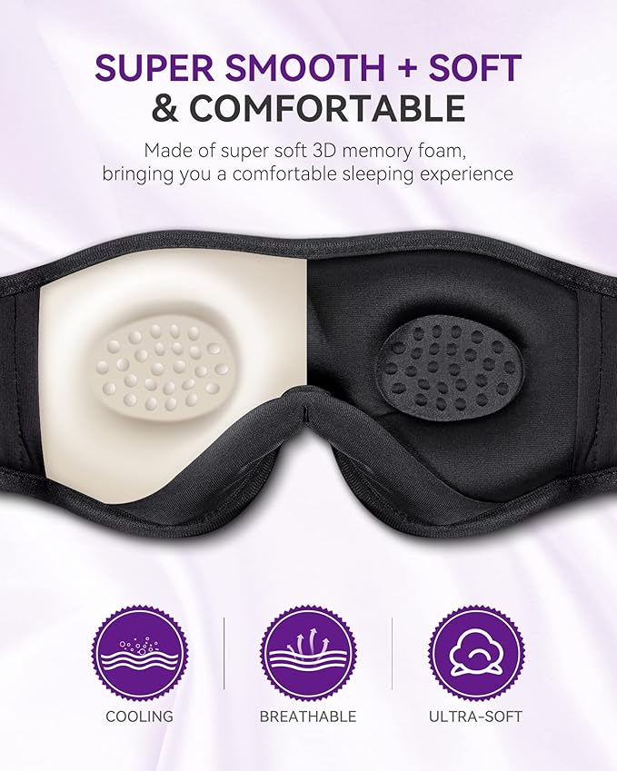 MUSICOZY 3D Bluetooth Sleep Mask - Image 3
