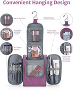 Narwey Small Hanging Toiletry Bag Women Travel Makeup Bag Organizer Toiletries - Image 3
