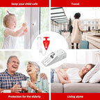Portable Door Stop Alarm and Traveling Hotel Door Lock, No Installation Required - Image 7