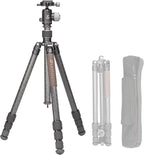 Compact Carbon Fiber Travel Camera Tripod by Leofoto