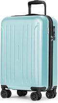 KYME Suitcase Hardshell With Double Spinner Wheels, PC+ABS TSA Lock Travel by KYME