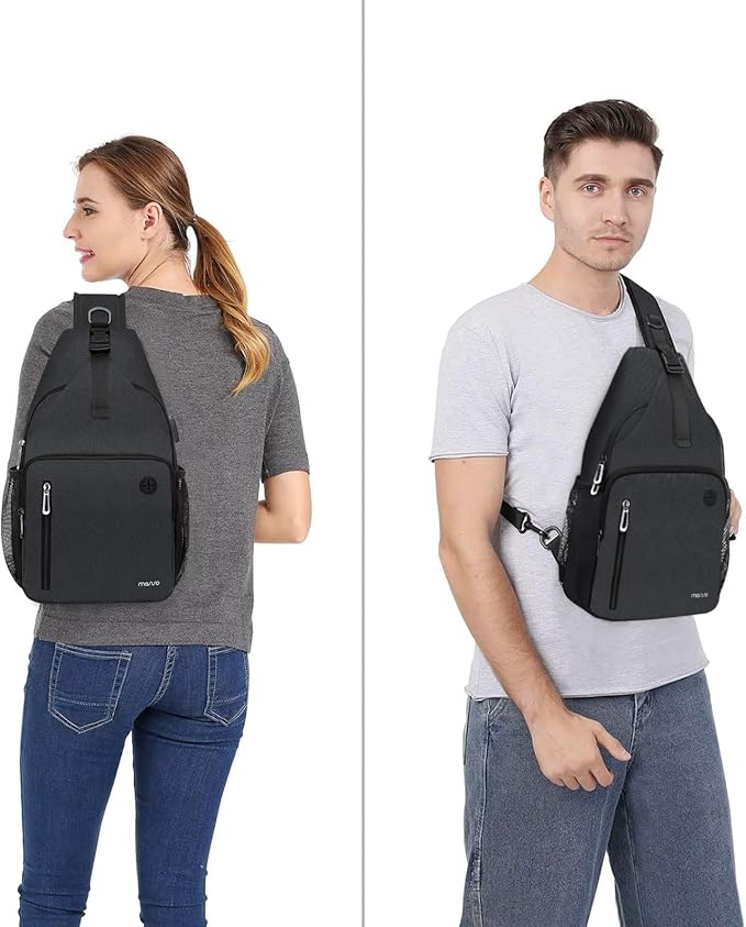 MOSISO Sling Backpack Bag, Crossbody Shoulder Bag Travel Hiking Daypack Chest - Image 7