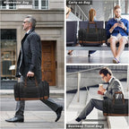 Litvyak Duffle Bag for Travel, 50L Canvas Travel Duffel Bags Overnight Weekend - Image 2