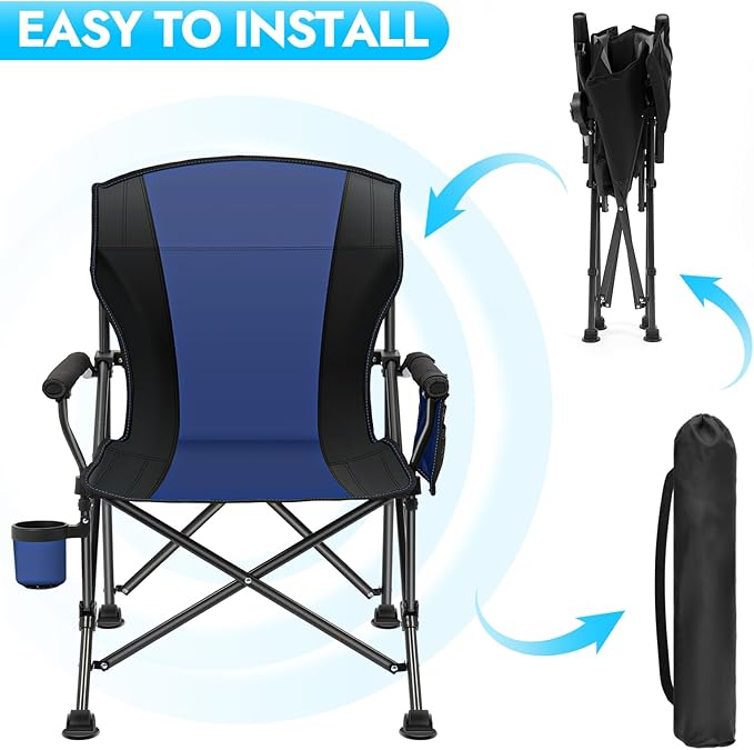Oversized Folding Camping Chair - Image 3