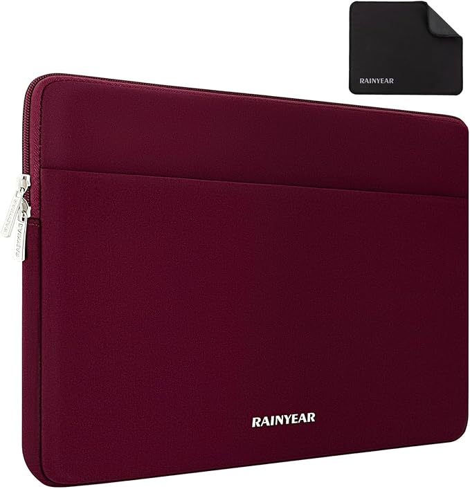 RAINYEAR Laptop Sleeve Case 15.6 Inch, Protective Portable Case by RAINYEARmakelifeeasier
