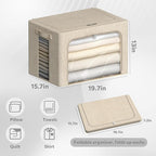 4 Pack Clothes Storage Bins - Image 6