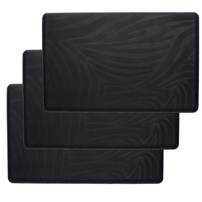 Heat Resistant Station Mat for Hair Straightener, Flat Iron, Curling Iron and Hot Styling Tools (3 Pack)
