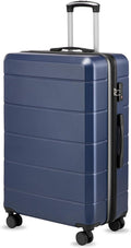 28 Inch Luggage, Expandable Hardside Large Checked Suitcases by YOETEY