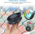 Nefeeko Collapsible Water Bottle, 17oz Reuseable BPA Free Silicone Foldable - Image 6