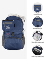 WATERFLY Small Lightweight Packable Backpack: 20l Ultra Light Foldable Travel - Image 4