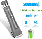 Sminiker Professional Hair Clippers Cordless Barber Shavers Rechargeable Hair Cutting Kit with 1 Hairdressing Cape 2 Scissors 9 Comb Guides
