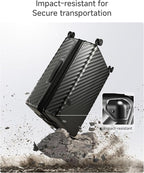 LUGGEX Luggage with Spinner Wheels, Polycarbonate Expandable Hard Shell Suitcase - Image 2