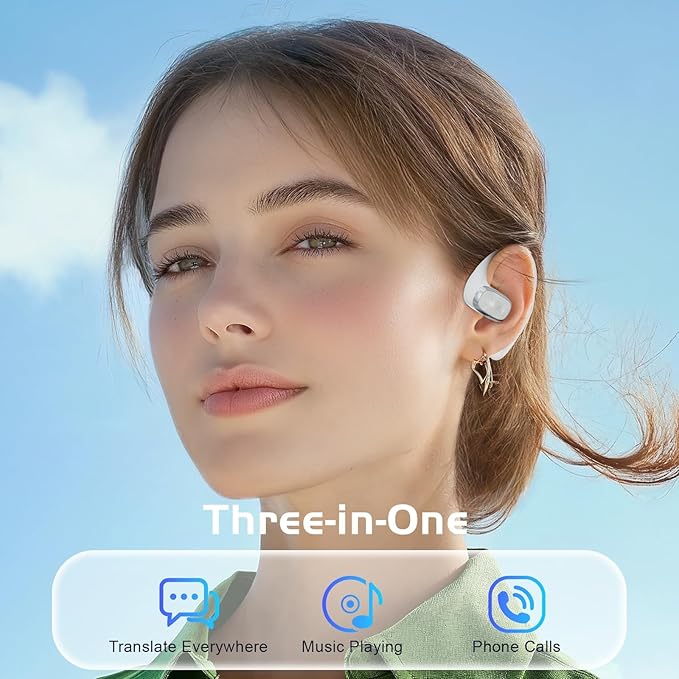 IAMJOY Language Translation Earbuds, 163 Language Translator Earbuds 3-in-1 Two - Image 3
