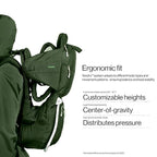 Vandra™ Forest - Scandinavian Hiking Baby Carrier Backpack - Gravity Lock™ - Image 8