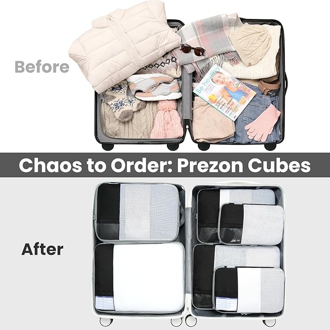 8 Set/6 Set/4 Set Compression Packing Cubes - Image 8