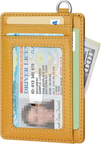 FurArt Slim Minimalist Wallet, Front Pocket Wallets, RFID Blocking, Credit Card - Image 2
