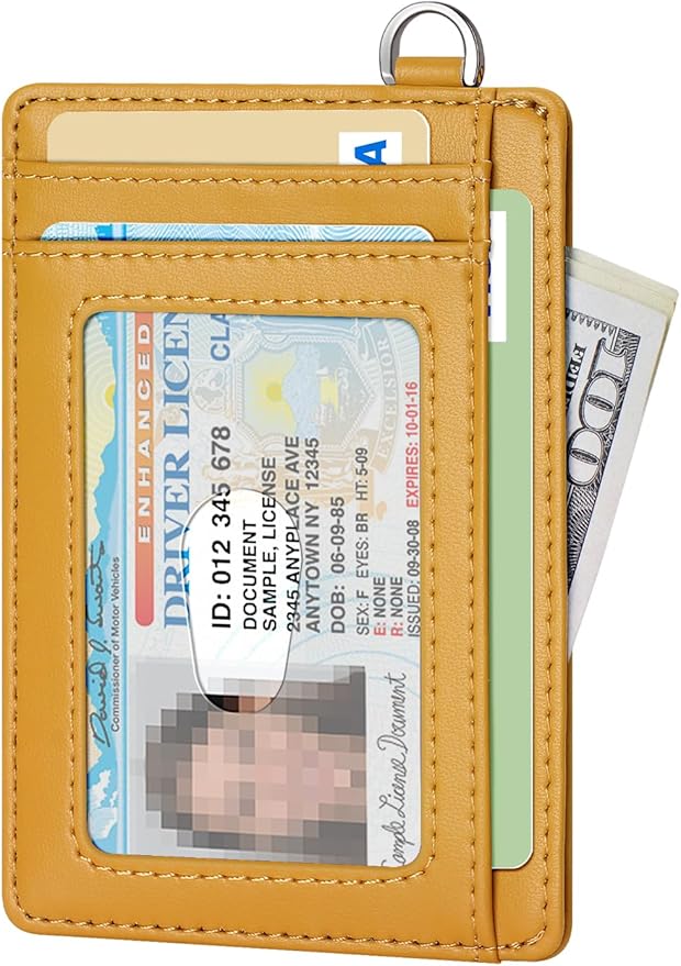 FurArt Slim Minimalist Wallet, Front Pocket Wallets, RFID Blocking, Credit Card - Image 2