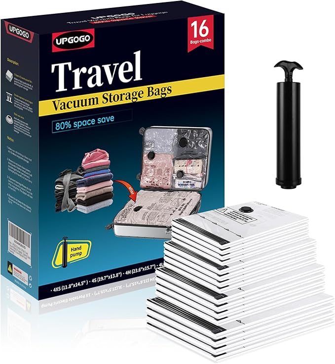 Travel Vacuum Bags for Luggage by UPGOGO