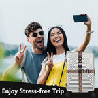 2 Pack Luggage Straps for Suitcases Adjustable Luggage Belt TSA Approved - Image 5