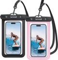 Lamicall 2Packs Waterproof Pouches, Beach Vacation Essentials by Lamicall