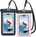 Lamicall 2Packs Waterproof Pouches, Beach Vacation Essentials by Lamicall