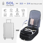 Rolling Backpack for Adults, 18 Inch Waterproof Carry-on Back pack - Image 6