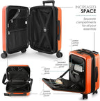 Hard Shell Luggage Sets with Spinner Wheels 4 Piece, Expandable Large Suitcases - Image 5