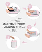 Compression Packing Cubes, Gonex Extensible Storage Mesh Bags Organizers - Image 2