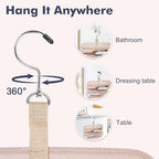 Wedama Toiletry Bag for Women, Large Cosmetic Travel Bag, Hanging Toiletry Bag - Image 5