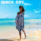 2 Pack Microfiber Lightweight Beach Towel Sand Free Quick Dry Absorbent Thin - Image 5