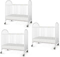 Foundations Pinnacle Metal Compact Folding Crib 3 Pack by FoundationsChildrensProducts