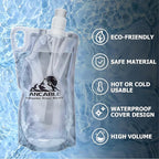1L Hiking Collapsible Water Bottles - Image 6