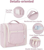 Narwey Striped Hanging Travel Toiletry Bag - Image 6