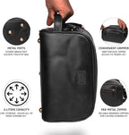 LEATHER VILLAGE Premium Leather Toiletry Travel Pouch - Image 5