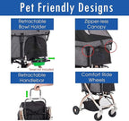 HPZ-PR America Pet Rover Lite Premium Light-Weight Dog/Cat/Pet Stroller Travel - Image 5